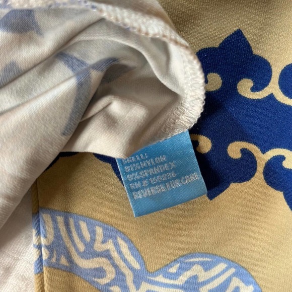 J McLaughlin~Art 2Wear~Statement Print Catalina Cloth Signature Top, Small - Picture 7 of 7